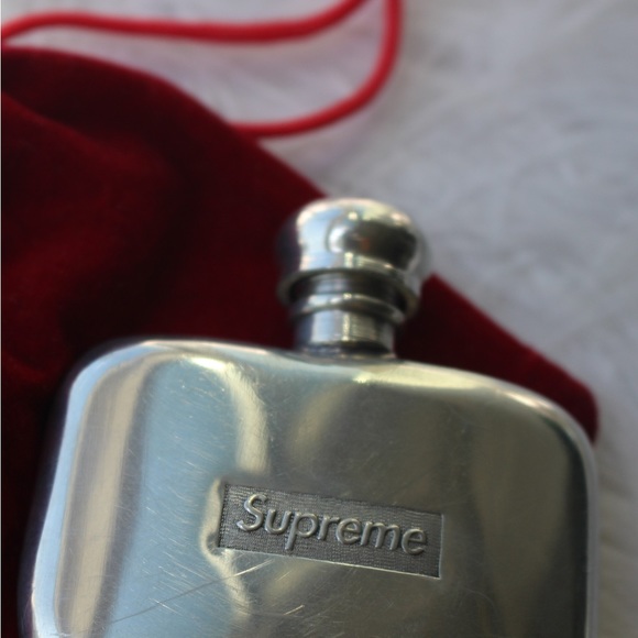 Supreme Mini Pewter Flask